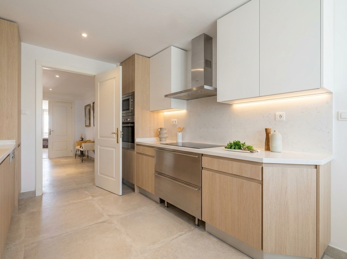 Kitchen virtually restyled by Restage Marbella