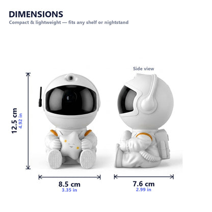 Dimensions: 12.5 cm tall, 8.5 cm wide, 7.6 cm deep