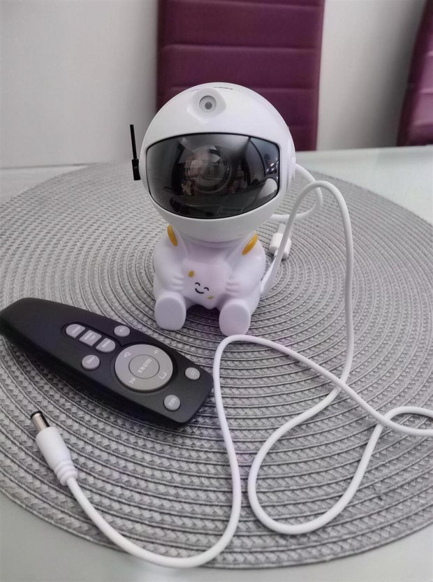 Real customer photo of the Astronaut Galaxy Projector