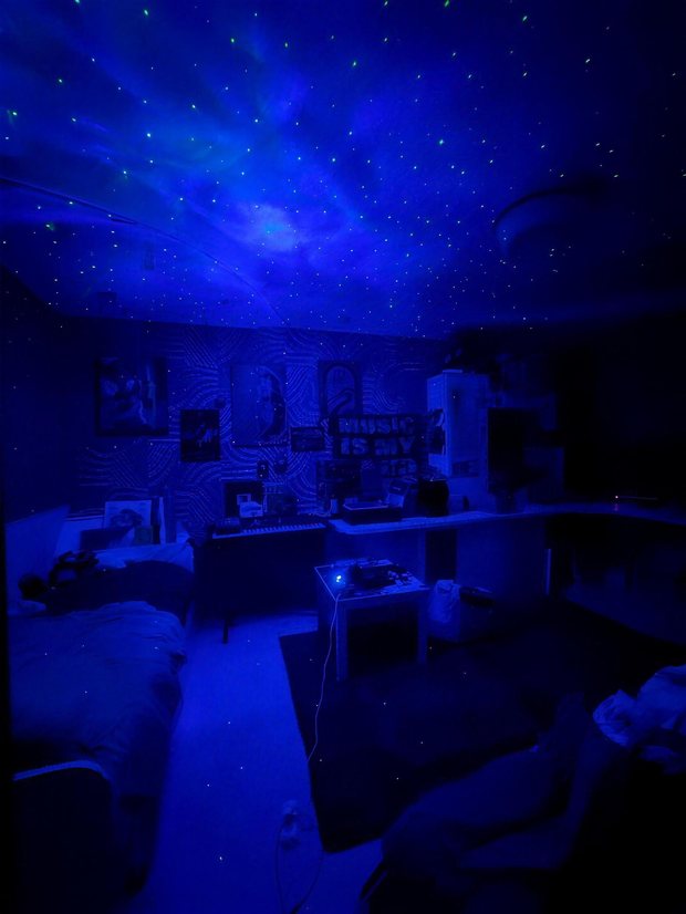 Real customer photo of the Astronaut Galaxy Projector