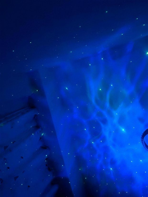 Real customer photo of the Astronaut Galaxy Projector
