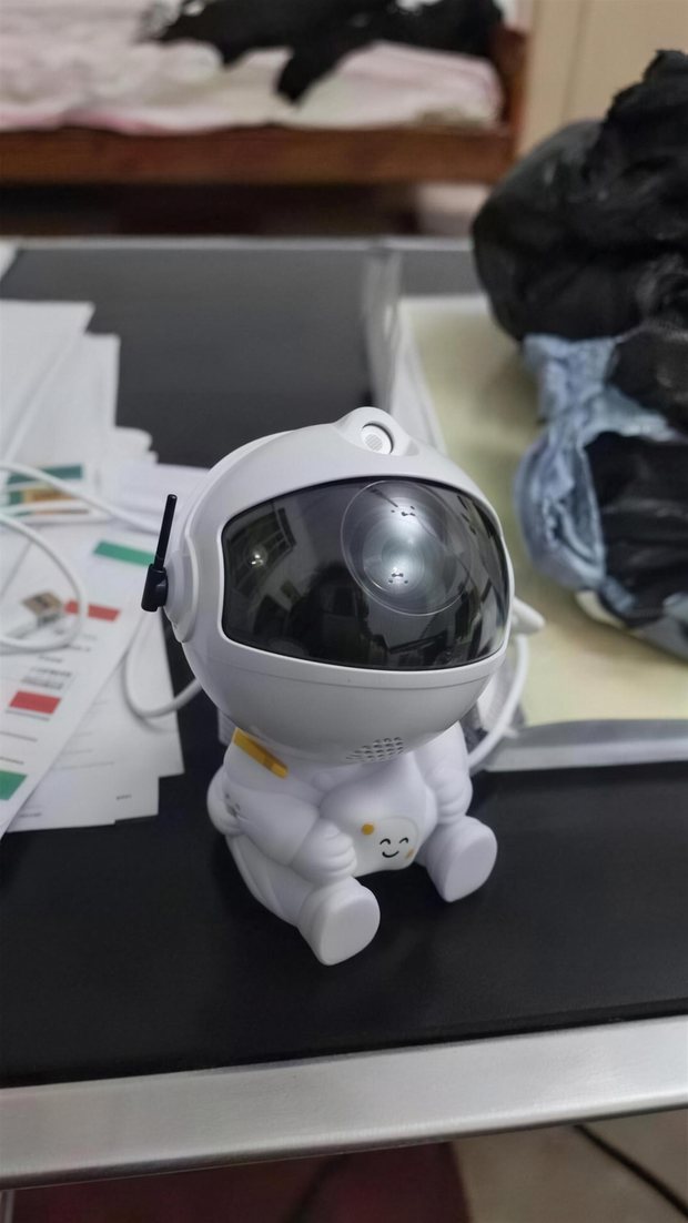 Real customer photo of the Astronaut Galaxy Projector